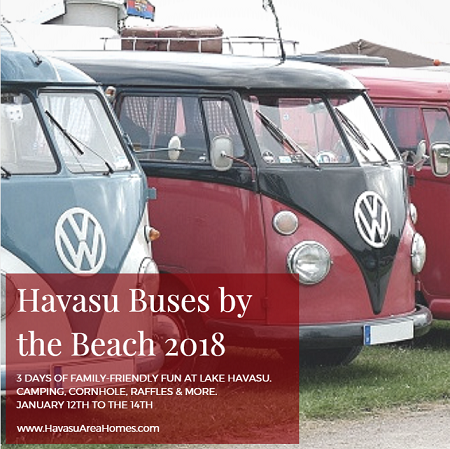 Looking for a throwback to a groovier time? Bring your vintage VW Bus to the Havasu Buses by the Bridge 2018 event. Camp out, veg out, and relax, man. It's fun that the entire family can enjoy.