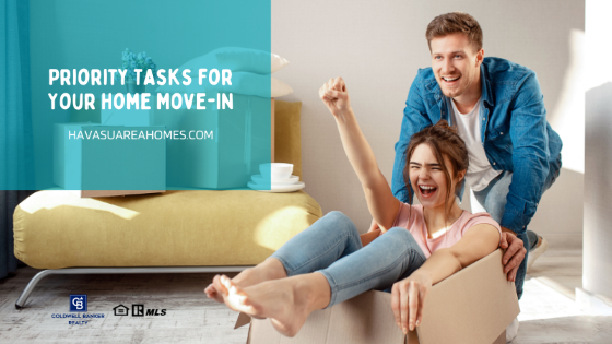 Buying a home is super exciting. But before you paint and decorate, focus on these important tasks after your Lake Havasu home move-in. Liz Miller Lake Havasu Az 