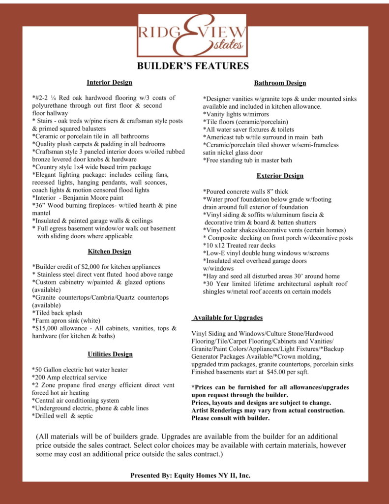 Realtypromotions Inc Middletown Ny Real Estate Ridgeview Estates Specs 1