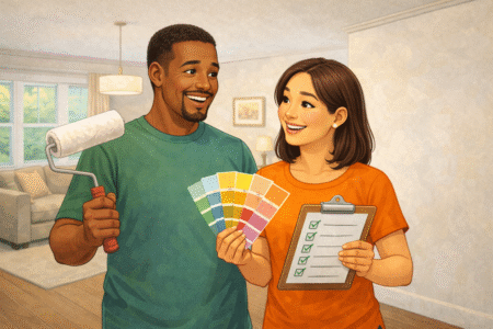 couple making home improvements that add value in Pelham and Helena Alabama