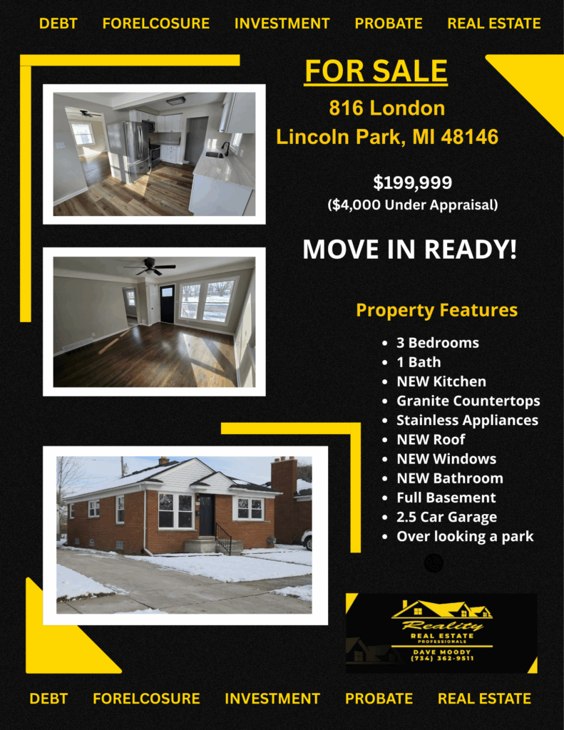 Reality Real Estate Professionals Monroe Mi Flyer 01112026
