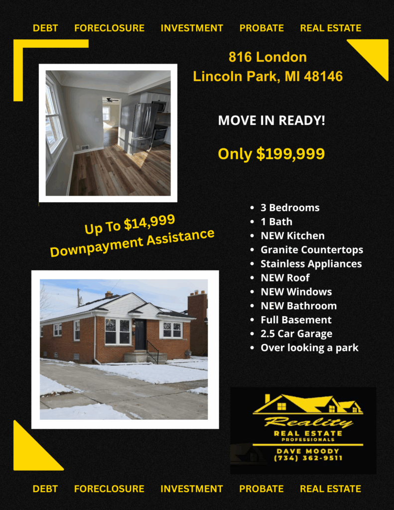 Reality Real Estate Professionals Monroe Mi London Flyer 02072026 1