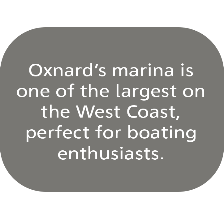 Oxnard’s marina is one of the largest