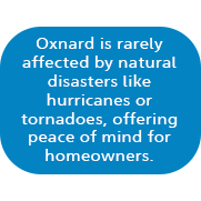 Oxnard is rarely affected